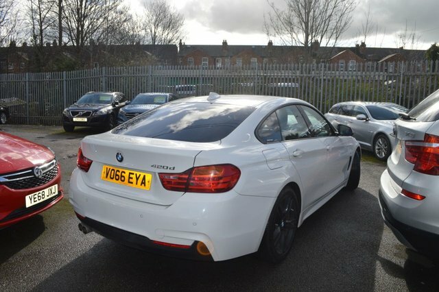 BMW 4 Series Gran Coupe 2.0 420D M Sport Hatchback Euro VO66EYA White #6