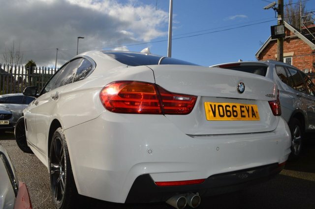 BMW 4 Series Gran Coupe 2.0 420D M Sport Hatchback Euro VO66EYA White #5