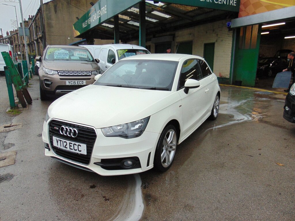 Audi A1 1.4 Tfsi S Line Hatchback Euro 5 YT12ECC White #2