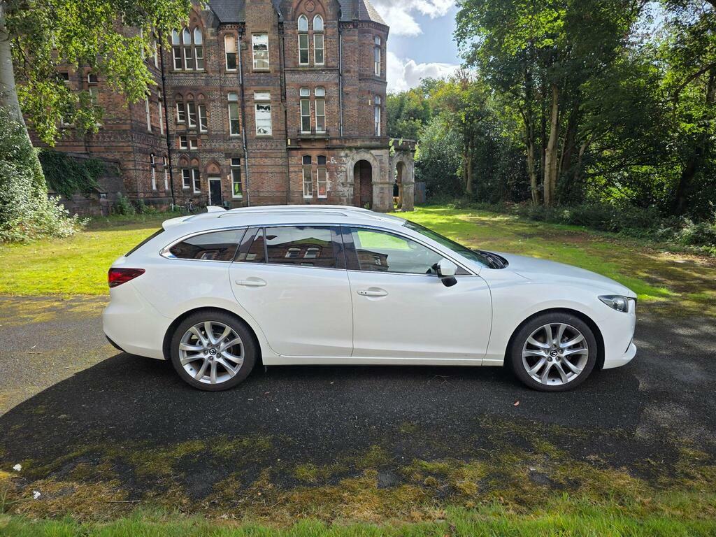 Mazda 6 2.2 Skyactiv-d Sport Nav Tourer Euro 6 S S White #4