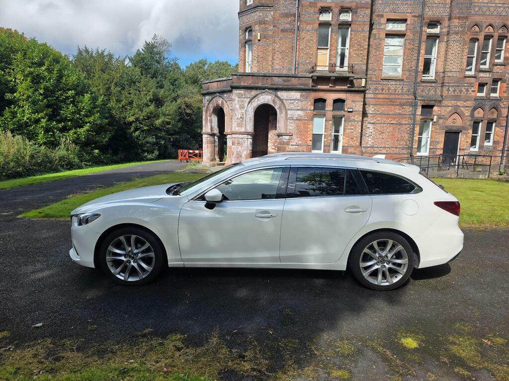 Mazda 6 2.2 Skyactiv-d Sport Nav Tourer Euro 6 S S White #6