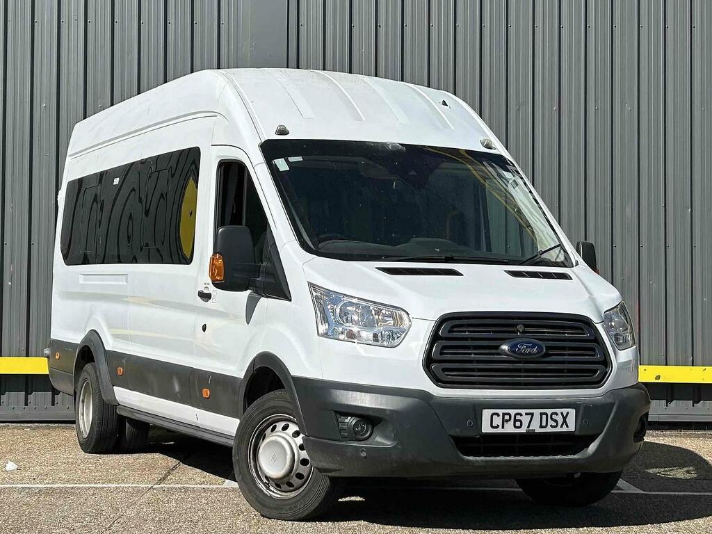 Ford Transit Custom 2.2 Tdci 460 Hdt Trend L4 H3 17 Seats CP67DSX White #2