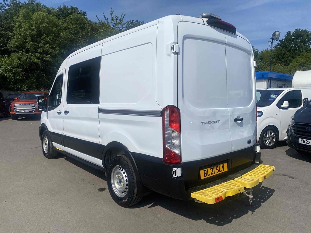 Ford Transit Custom 2.0 350 Ecoblue Leader Panel Van BL21SLV White #5