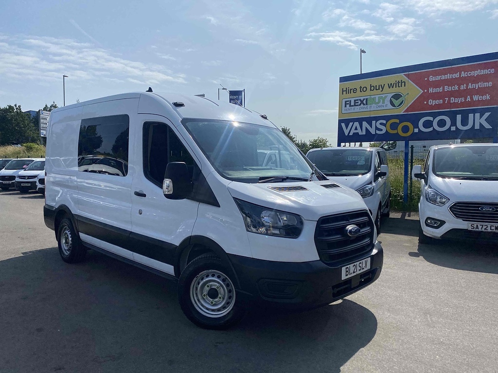Ford Transit Custom 2.0 350 Ecoblue Leader Panel Van BL21SLV White