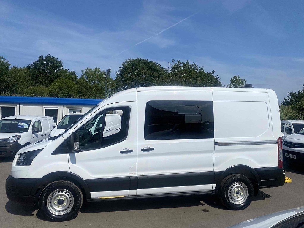 Ford Transit Custom 2.0 350 Ecoblue Leader Panel Van BL21SLV White #4