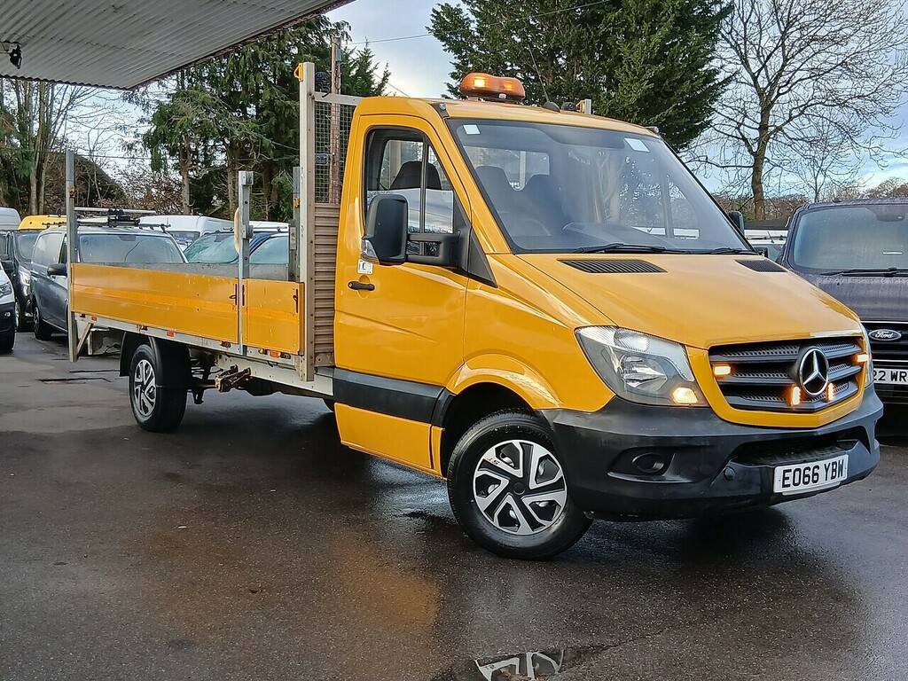 Mercedes-Benz Sprinter 2.1 313 Cdi Chassis Cab Rwd L4 EO66YBW White #4