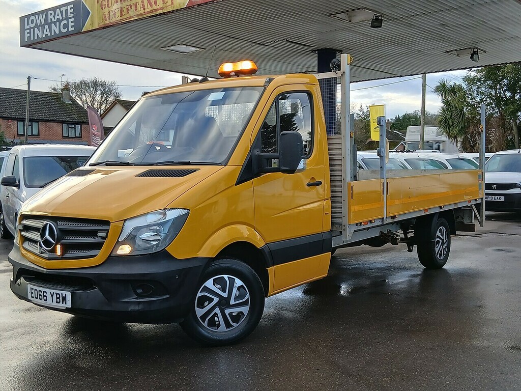 Mercedes-Benz Sprinter 2.1 313 Cdi Chassis Cab Rwd L4 EO66YBW White #3