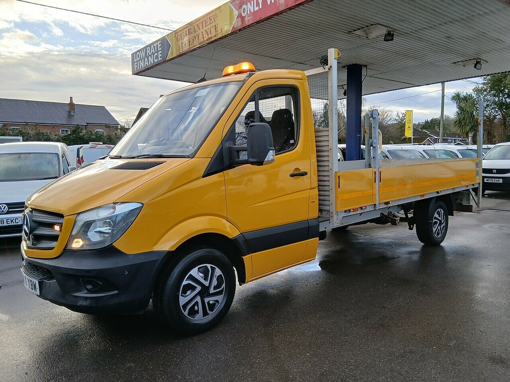 Mercedes-Benz Sprinter 2.1 313 Cdi Chassis Cab Rwd L4 EO66YBW White #5