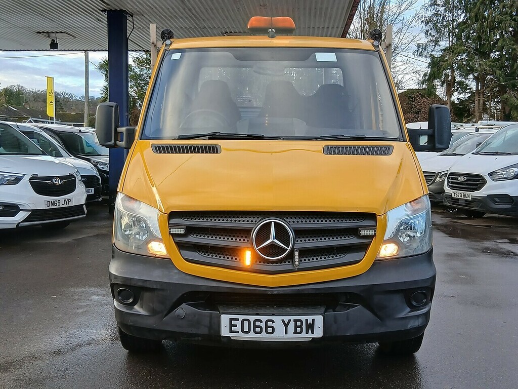 Mercedes-Benz Sprinter 2.1 313 Cdi Chassis Cab Rwd L4 EO66YBW White #2
