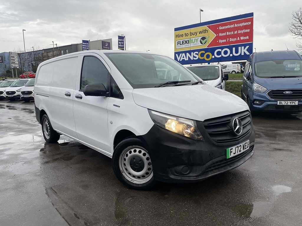 Mercedes-Benz eVito 116 E 66Kwh Progressive Panel Van 6Dr Aut FJ72WEU White #4