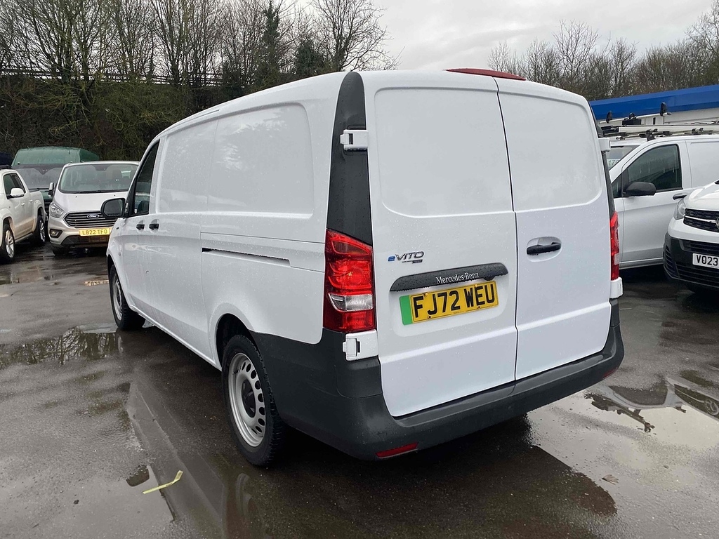 Mercedes-Benz eVito 116 E 66Kwh Progressive Panel Van 6Dr Aut FJ72WEU White #6