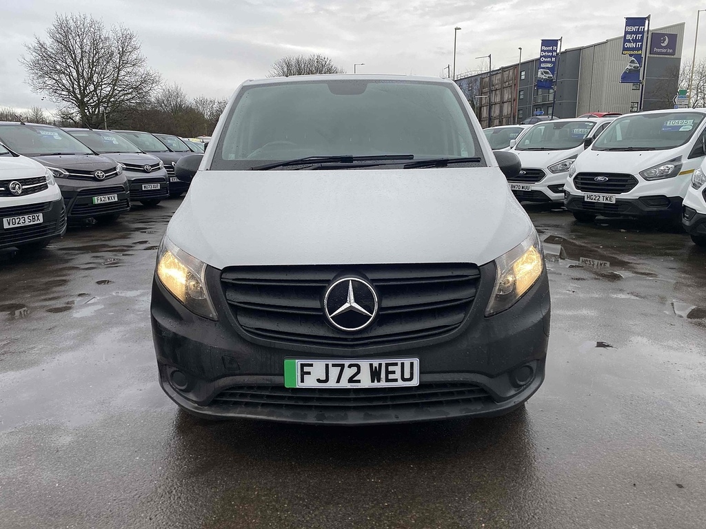 Mercedes-Benz eVito 116 E 66Kwh Progressive Panel Van 6Dr Aut FJ72WEU White #2