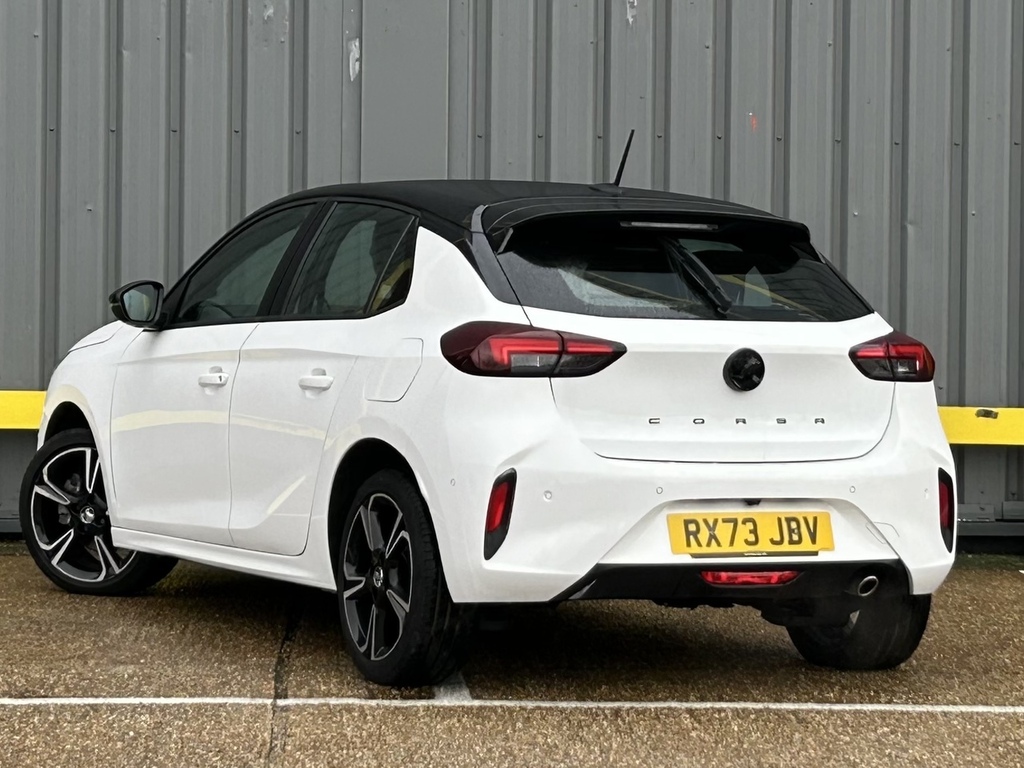Vauxhall Corsa 1.2 Turbo Gs Hatchback Euro 6 S RX73JBV White #6
