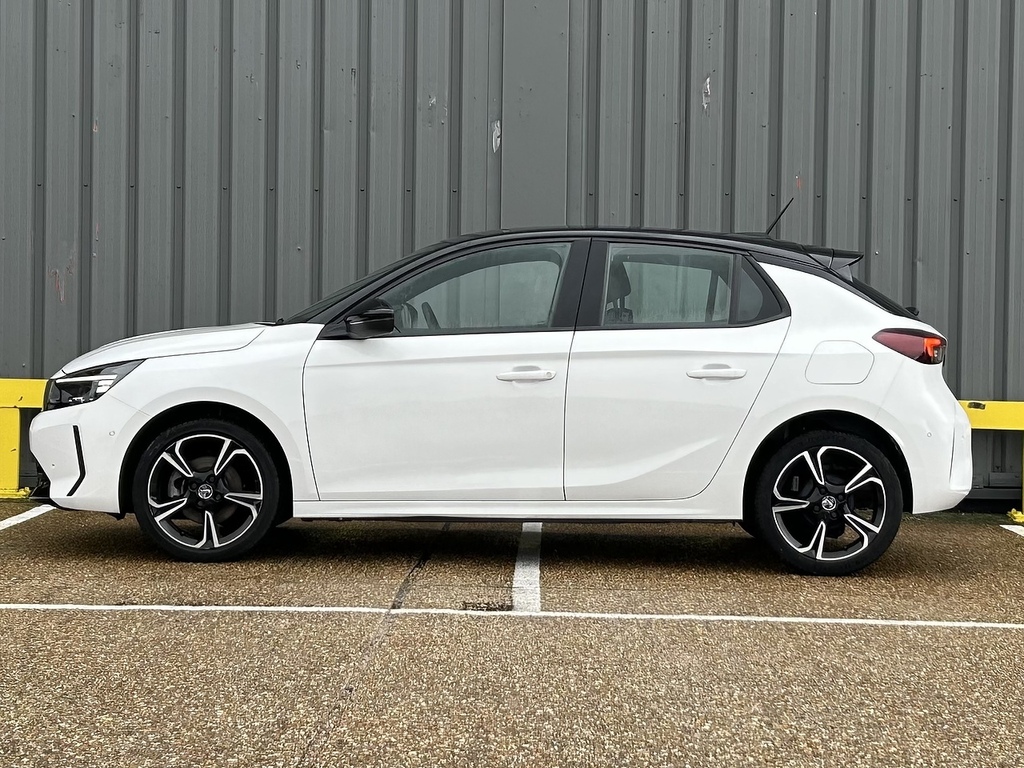 Vauxhall Corsa 1.2 Turbo Gs Hatchback Euro 6 S RX73JBV White #5