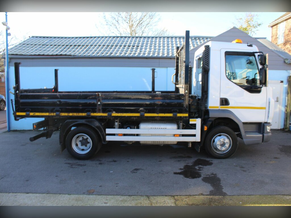 DAF All Models 180 4500 7.5T Tipper Air Con Euro 6 White #5