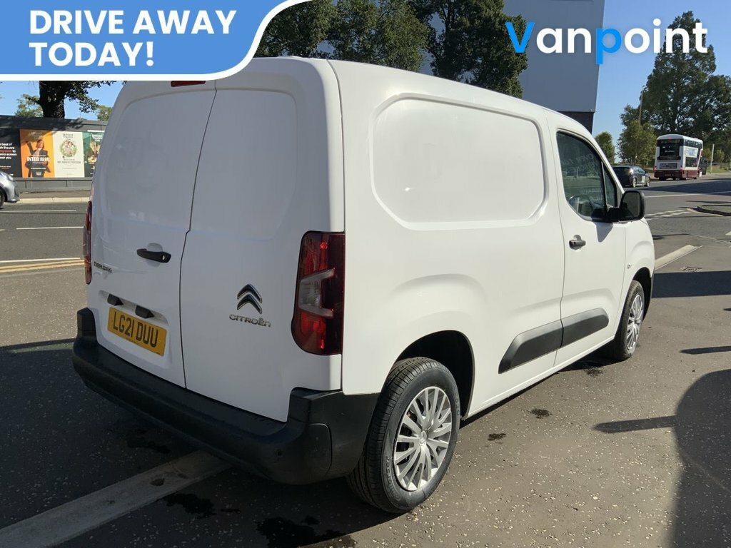 Citroen Berlingo 1.5 650 Enterprise M Bluehdi 76 Bhp LG21DUU White #3