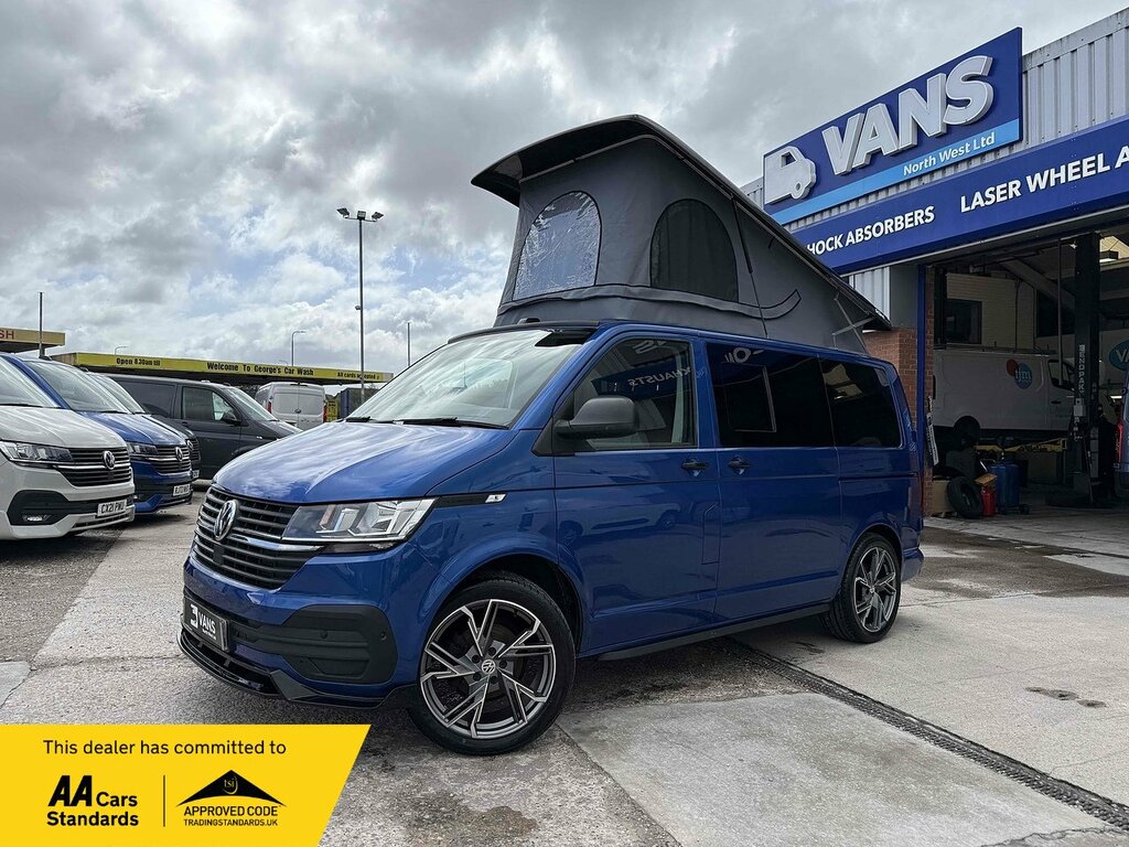 Volkswagen Transporter Tdi T28 Camper GJ21XYM Blue #2