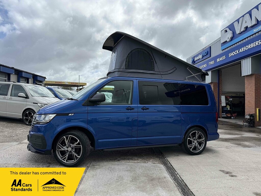 Volkswagen Transporter Tdi T28 Camper GJ21XYM Blue #3