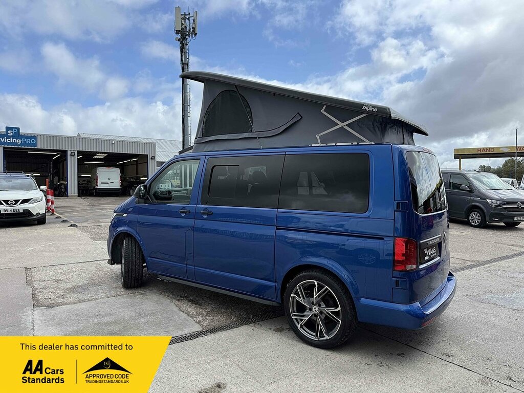 Volkswagen Transporter Tdi T28 Camper GJ21XYM Blue #4