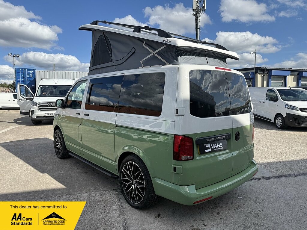 Volkswagen Transporter Tdi T28 Camper BJ21DFO Green #5