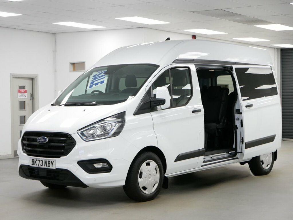 Ford Transit Custom 2L 2.0 320 Ecoblue Trend Kombi Double Cab Dies BK73NBY White
