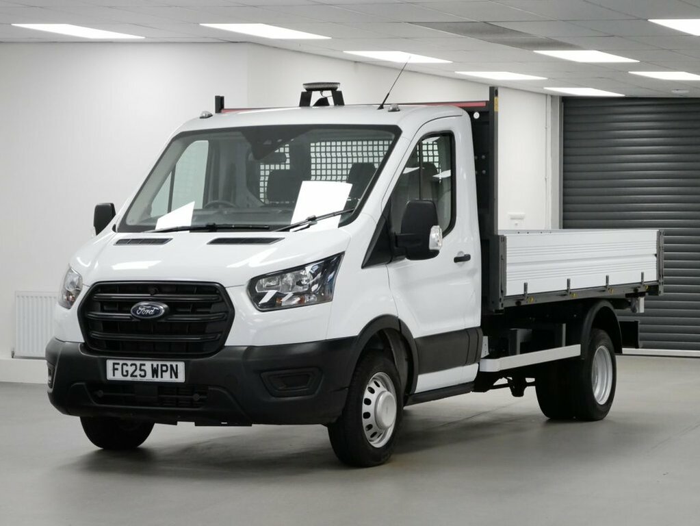 Ford Transit Custom 2L 2.0 470 Ecoblue Leader Chassis Cab M FG25WPN White