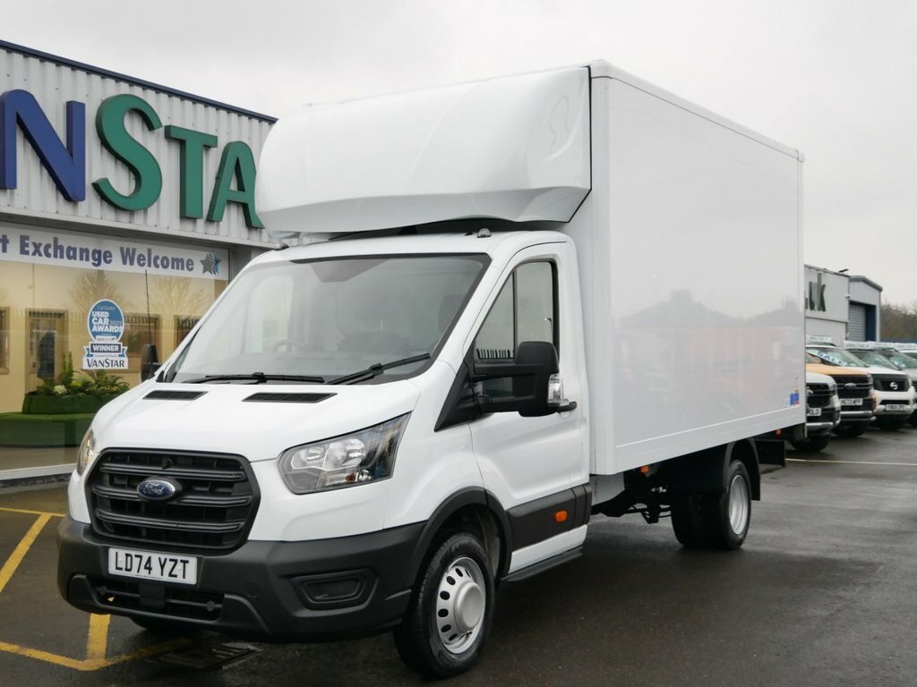 Ford Transit Custom 2L 2.0 350 Ecoblue Hd Leader Chassis Cab Diese LD74YZT White