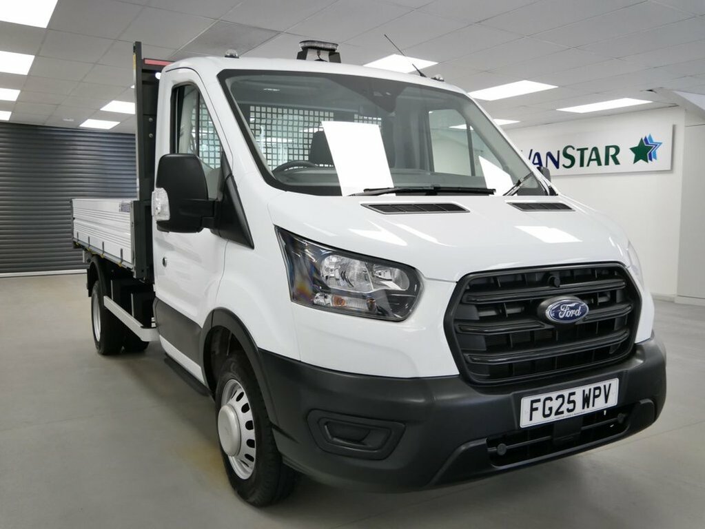Ford Transit Custom 2L 2.0 470 Ecoblue Leader Chassis Cab M FG25WPV White #5