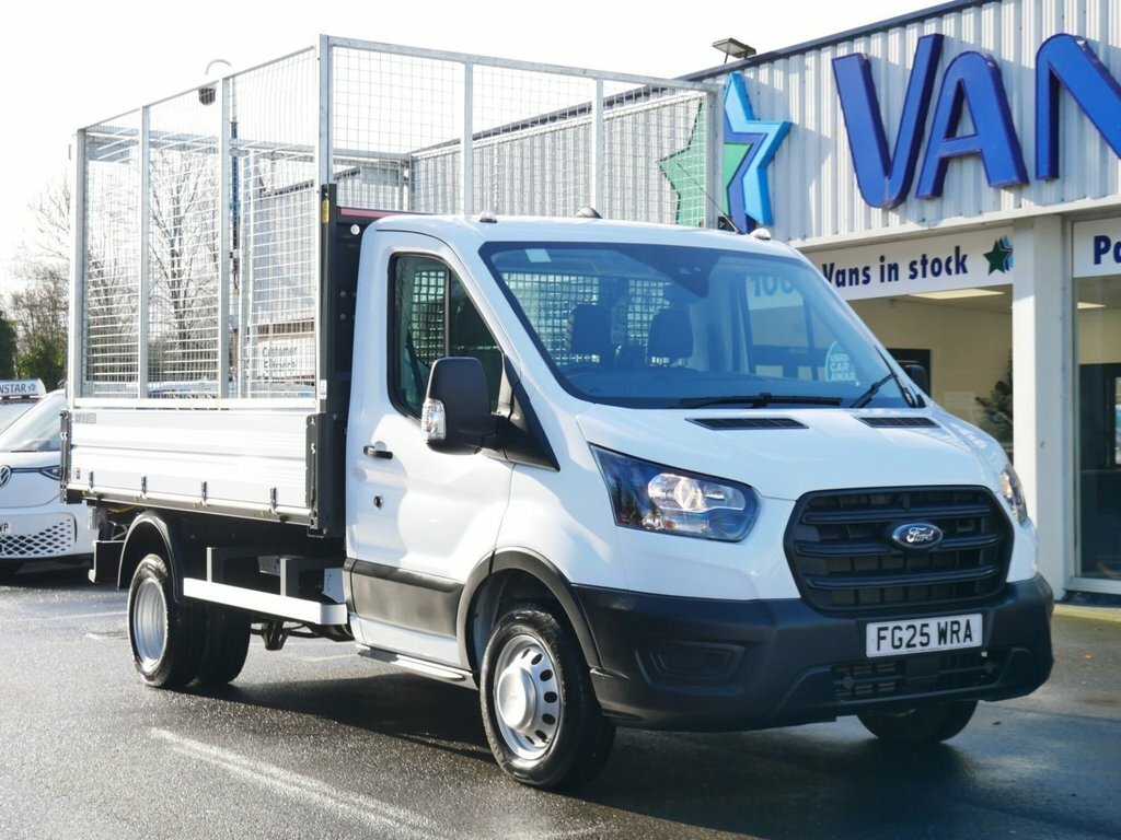 Ford Transit Custom 2L 2.0 470 Ecoblue Leader Chassis Cab M FG25WRA White