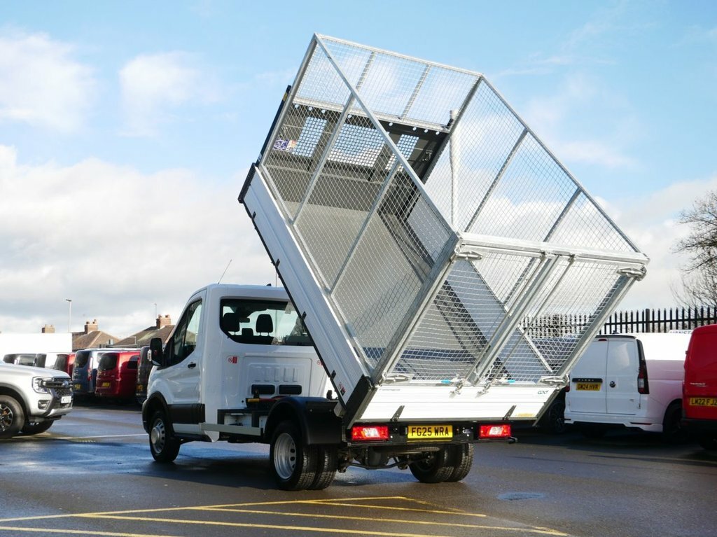 Ford Transit Custom 2L 2.0 470 Ecoblue Leader Chassis Cab M FG25WRA White #5