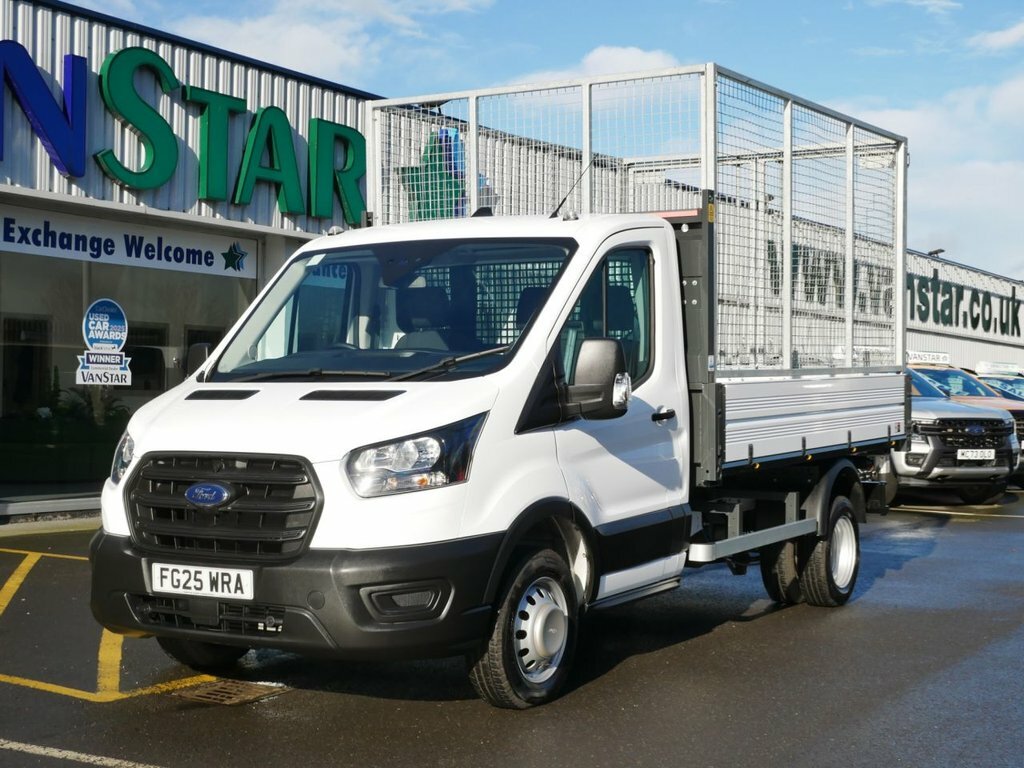 Ford Transit Custom 2L 2.0 470 Ecoblue Leader Chassis Cab M FG25WRA White #2