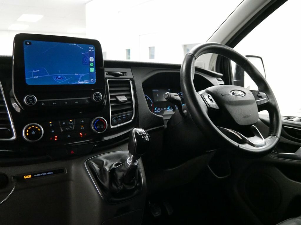 Ford Transit Custom 2L 2.0 320 Ecoblue Sport Crew Van Double Cab D BK22YJB Black #6