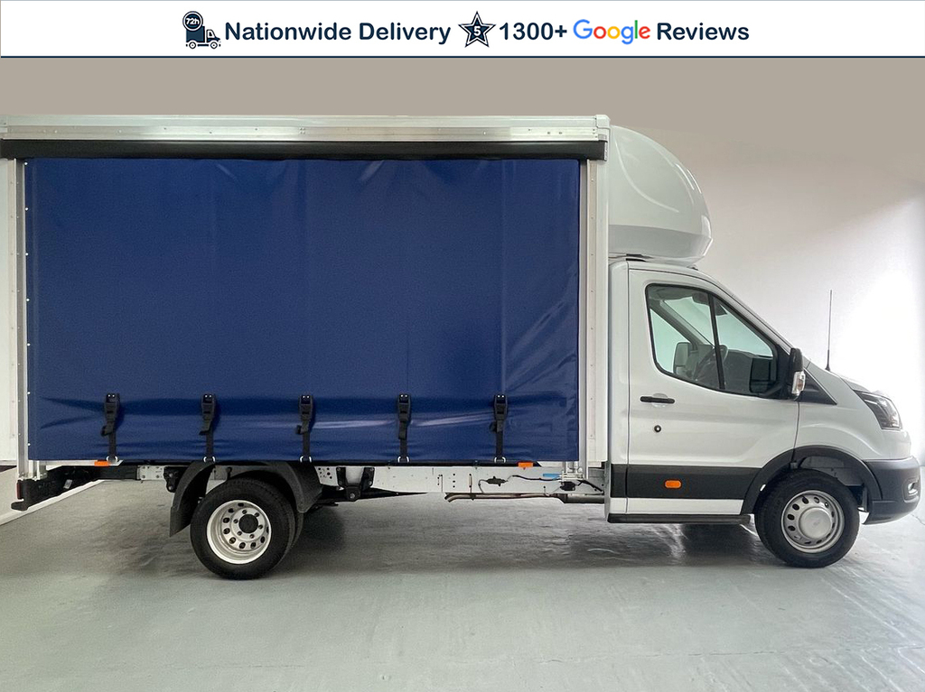 Ford Transit Custom 350 Curtainside L4drw Rwd 2.0 Ecoblue 130Ps NM26DRW White #3