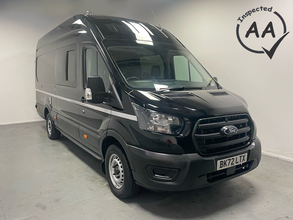 Ford Transit Custom 350 Leader L4 H3 2.0 Ecoblue 130Ps BK72LTX Black