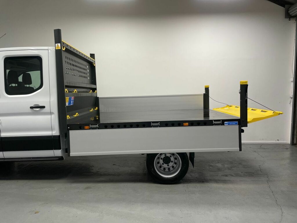 Ford Transit Custom 350 Tipper L3 Lwb Dcab Ingimex Body 2.0 Ecoblue 1 DD75DDD White #6