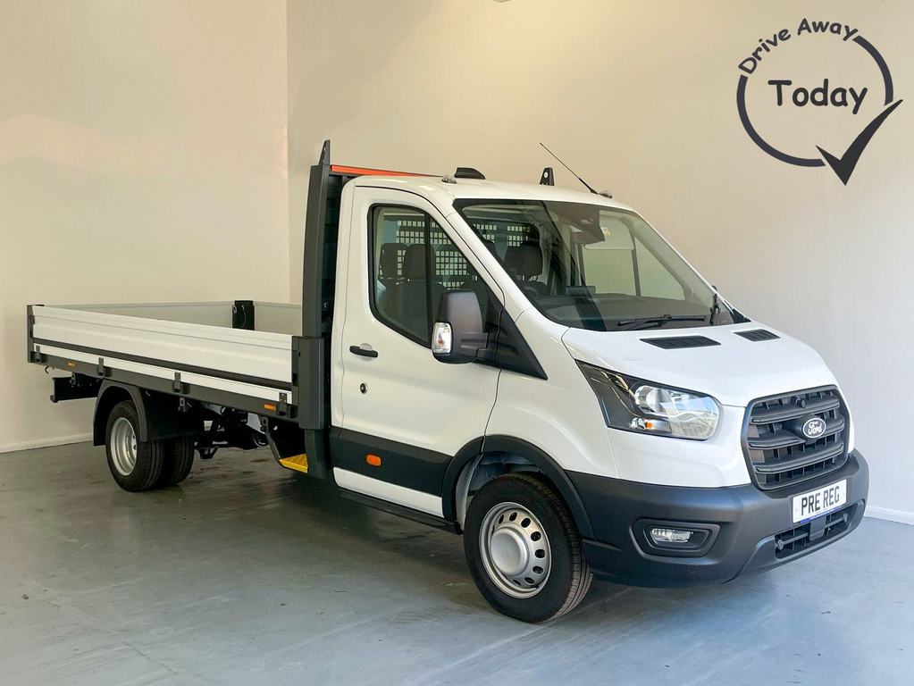Ford Transit Custom 350Dropside L4 Xlwb 2.0 Ecoblue 130Ps Drw White