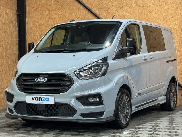 Ford Transit Custom Ms- Rt 2.0 320 Ecoblue Limited Crew Van Double Cab YM71FTU Grey #5
