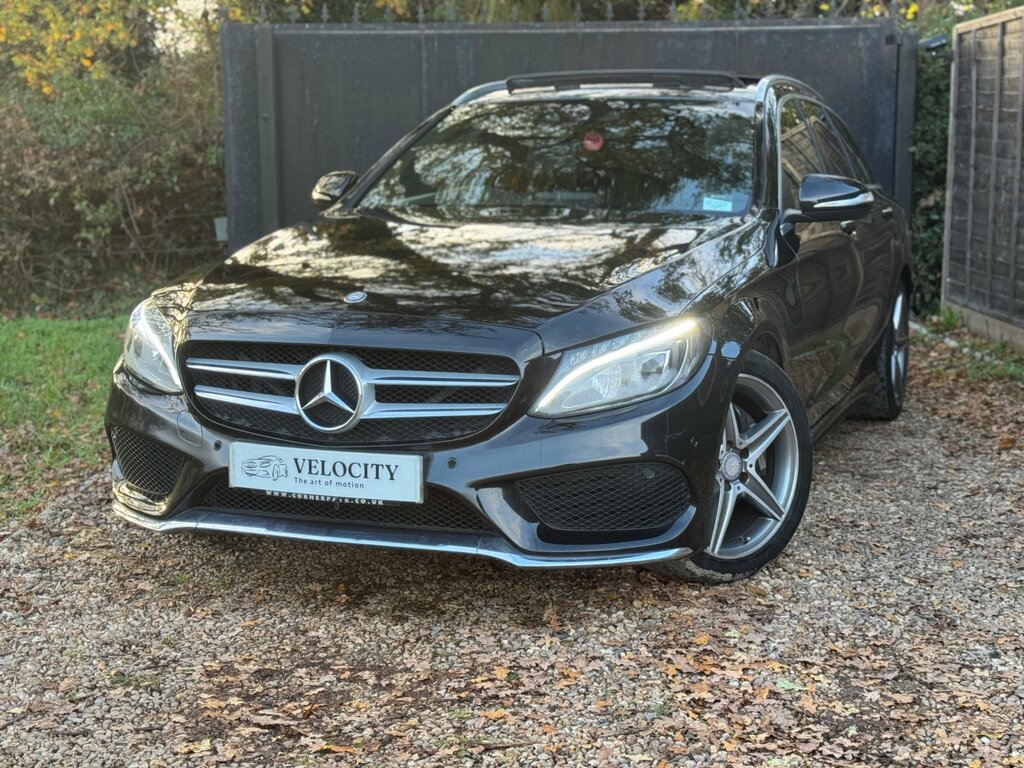 Mercedes-Benz C Class 2.0 C200 Amg Line Estate 7G-tronic Eur Black