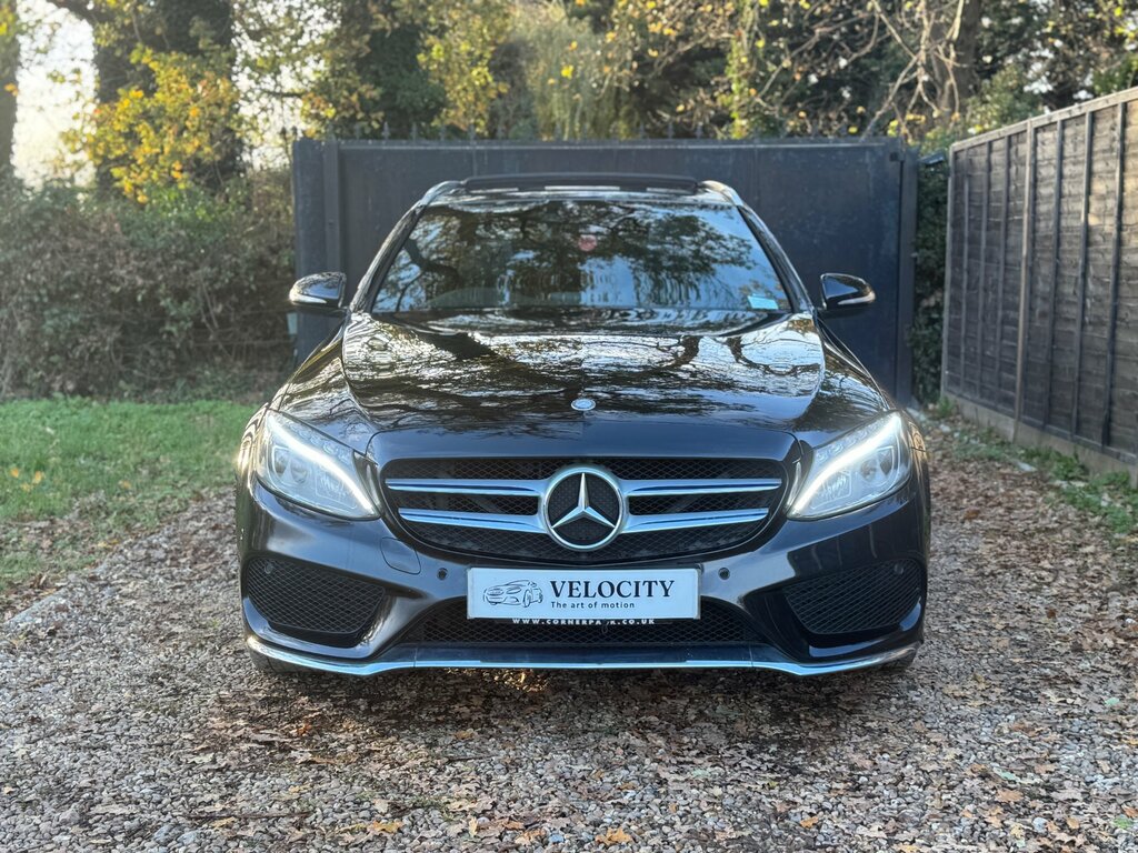 Mercedes-Benz C Class 2.0 C200 Amg Line Estate 7G-tronic Eur OY15UCG Black #4