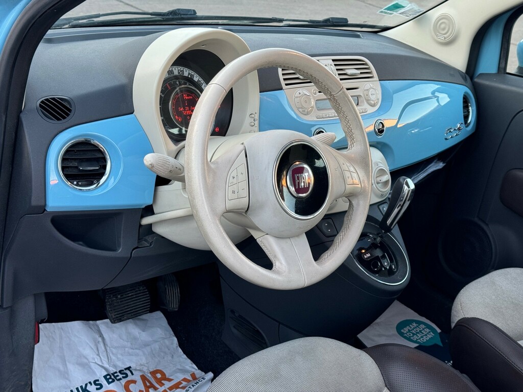 Fiat 500C 0.9 Twinair Cult Convertible Dualogic E LK60MXY Blue #3