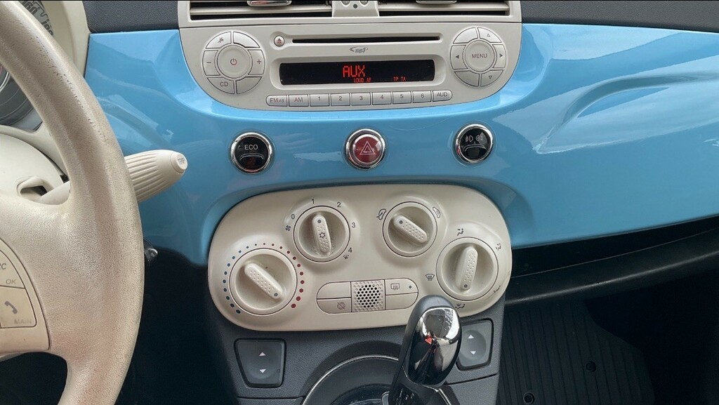 Fiat 500C 0.9 Twinair Cult Convertible Dualogic E LK60MXY Blue #6