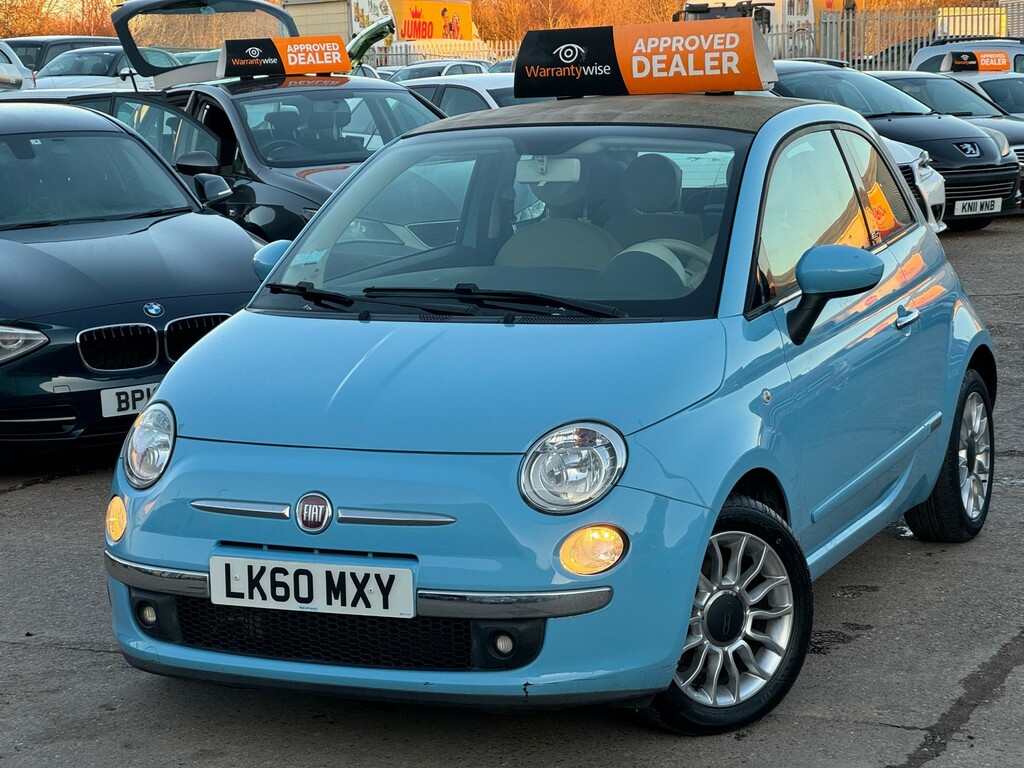 Fiat 500C 0.9 Twinair Cult Convertible Dualogic E LK60MXY Blue #2