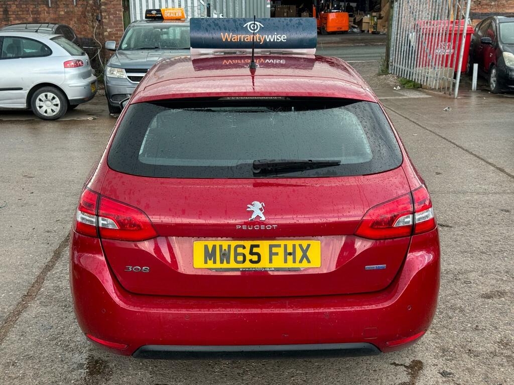 Peugeot 308 SW 1.6 Bluehdi Active Estate MW65FHX Red #6