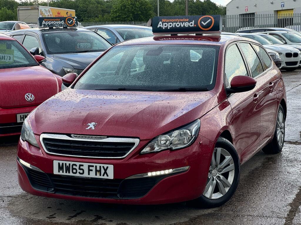 Peugeot 308 SW 1.6 Bluehdi Active Estate MW65FHX Red #2