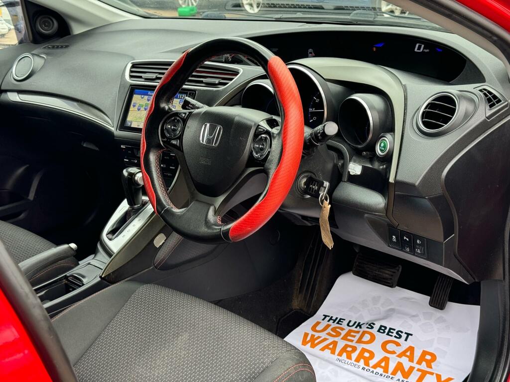 Honda Civic Civic I-vtec Sport Navi YP67NWU Red #4
