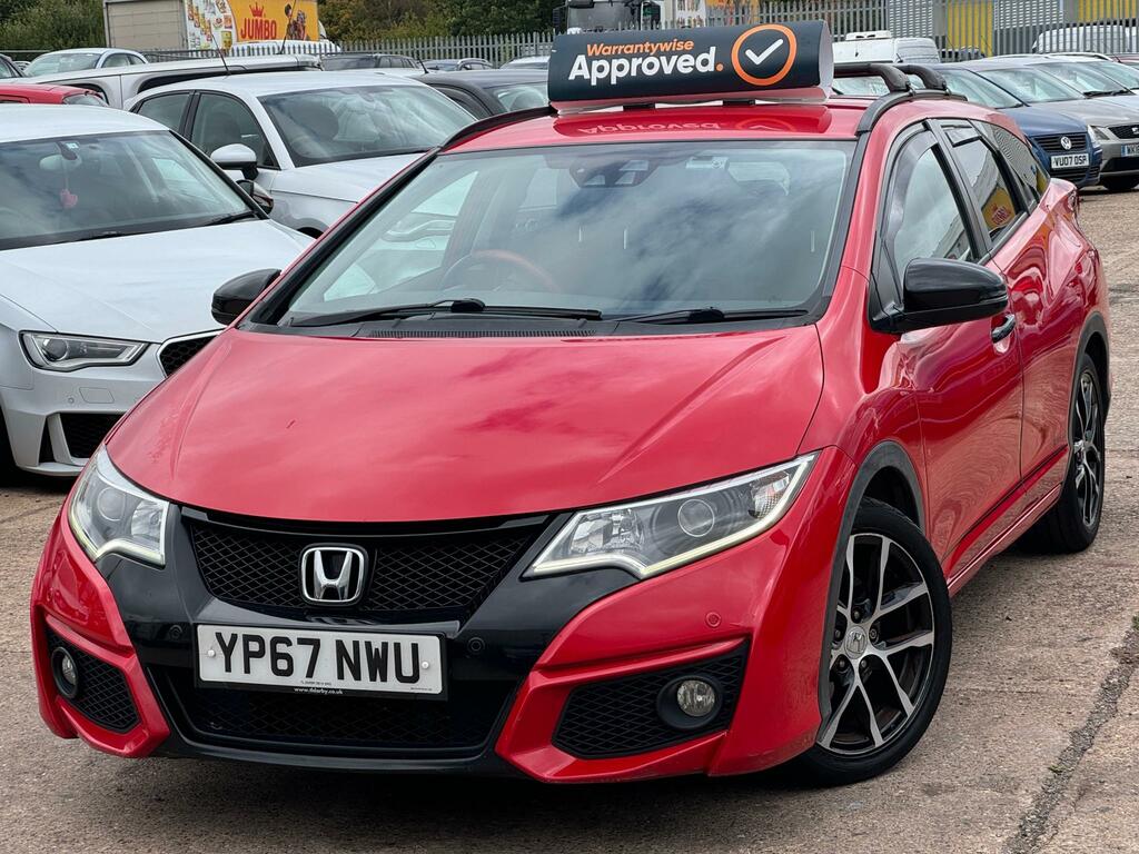 Honda Civic Civic I-vtec Sport Navi YP67NWU Red #2