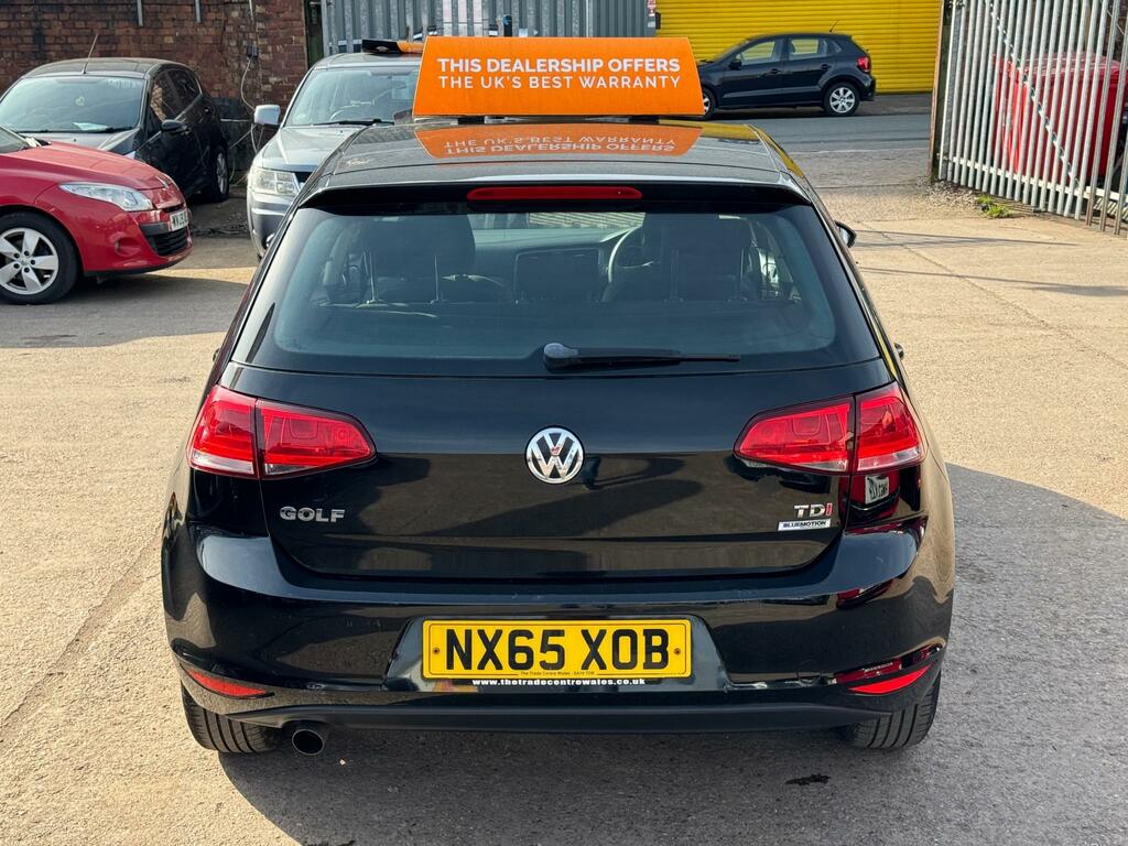 Volkswagen Golf 1.6 Tdi Bluemotion Tech S Hatchback NX65XOB Black #6