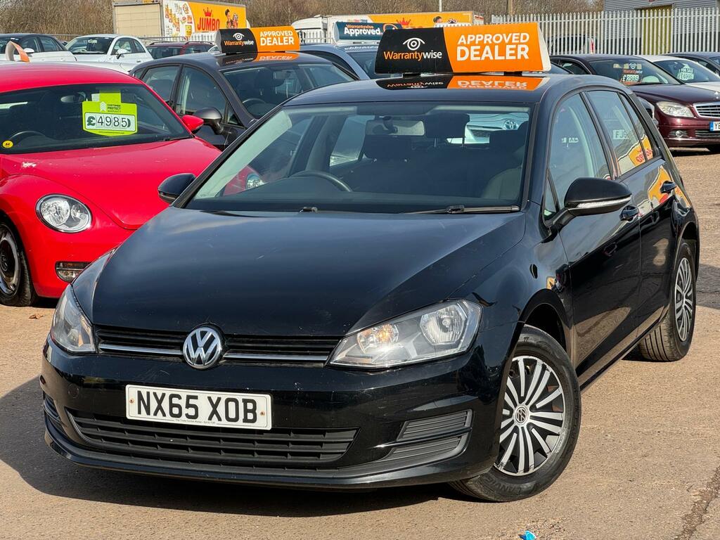 Volkswagen Golf 1.6 Tdi Bluemotion Tech S Hatchback NX65XOB Black #2