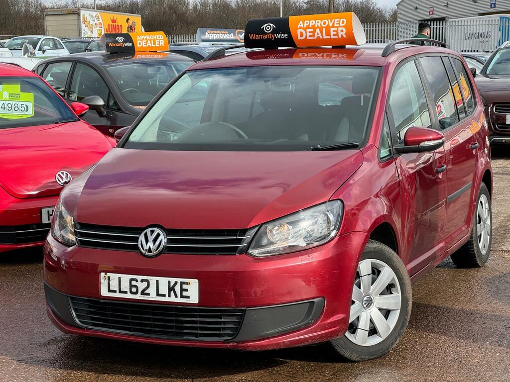 Volkswagen Touran 1.6 Tdi S Mpv LL62LKE Red #2