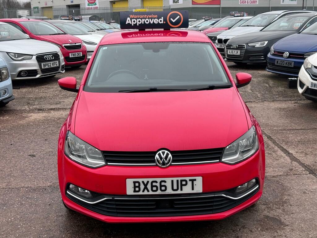 Volkswagen Polo 1.2 Tsi Bluemotion Tech Match Edition Dsg Euro 6 BX66UPT Red #3